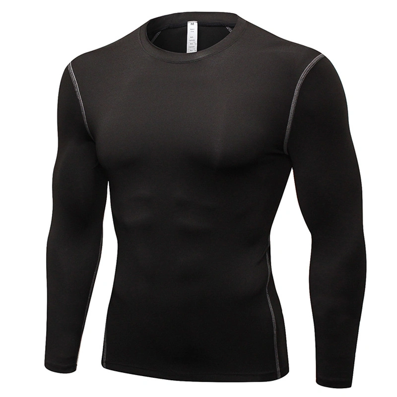 Men Compression Tops Running Gym Workout Sports Fitness Running Long Sleeves Dry-Fit Base Layer, Training Base Layer Thermal Long Sleeve Esg14451"