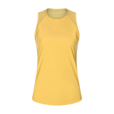 Camisetas de yoga para mujer, camisetas deportivas de gimnasio atléticas, camiseta sin mangas transpirable para entrenamiento