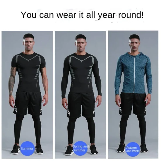 Camiseta deportiva de manga corta con bolsillo reflectante para hombres y mujeres, traje de entrenamiento transpirable, chaqueta de secado rápido para correr, manga corta